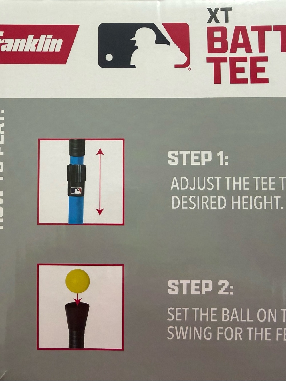 Franklin Sport MLB XT Adjustable Batting Tee